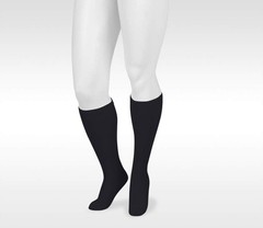 Juzo Basic Casual Socks, Full Foot, 15-20mmHg (Size: III) Black