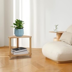 Bamboo Corner Shower Bench with Storage Shelf, 2-Tier Bathroom Spa Stool Seat US
