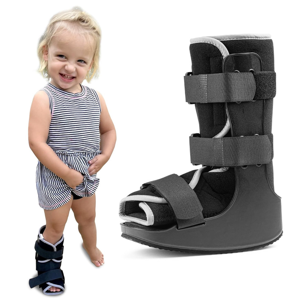 MARS WELLNESS Pediatric Walking Boot For Kids, Large, Fits Ages 3.5-5.5 Yrs Old