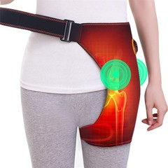Electric Massager 3 Modes Heated Hip Brace Vibration Thigh Brace Support Adult