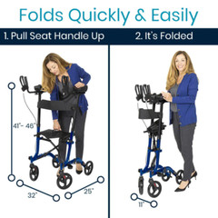 Vive Mobility Upright Walker – Direct from Manufacturer – Best value – Open Box