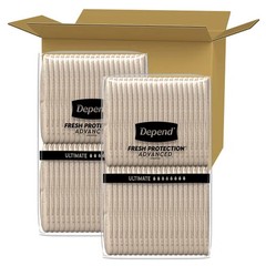 Depend Fresh Protection Women Ultimate Underwear 72-Count Size XXL waist 55‑64″