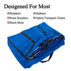 Travel Bag for Rollator Walker – – One Size, Blue