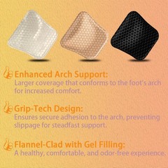 Arch Inserts for Flat Feet, Arch Inserts for Plantar Fasciitis , Non-Slip Arc…