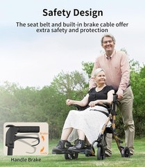 Z51 Rollator Walkers with Seat Champagne