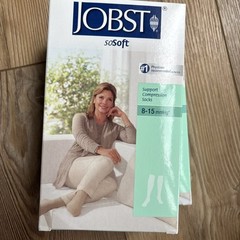 Jobst SoSoft Women’s PATTERNED Knee High Compression 8-15mmHg Sand small 120240