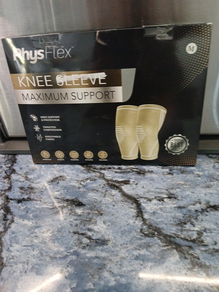 Physflex knee sleeve maximum support size MEDIUM~NIB