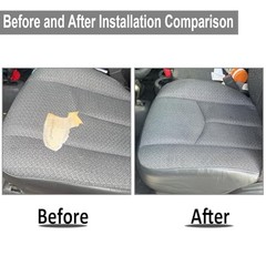 Dark Gray 69C Driver Side Bottom Cloth Front Seat 2PCS Driver Bottom & Foam