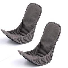 Lictin Reusable Incontinence Pads for Men, 2 Packs Pad Medium, Dark Grey