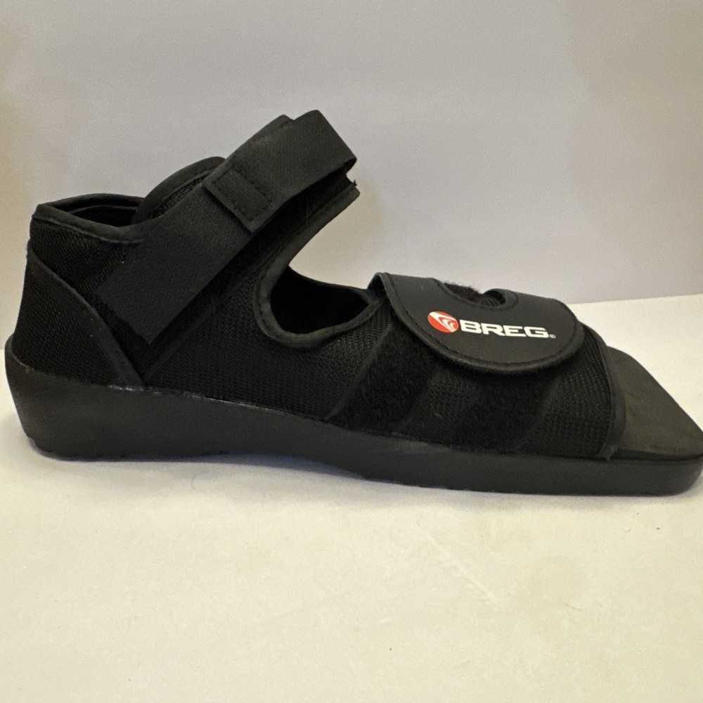 Breg Square Toe Post Op Shoe Medium Foot Brace Boot PostOp Size Medium