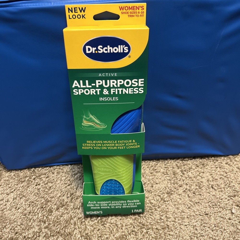 Dr. Scholl’s Sport Massaging Gel Advanced Insoles for Women Sizes 6-10