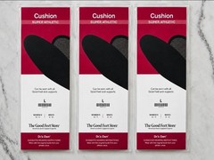 The Good Feet Store 3-Step System Insoles & 3 Packs of New Athletic Cushions