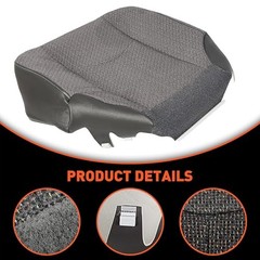 Front Driver Side Bottom Seat Cover Compatible with 2003-2007 Chevy Silverado