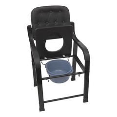 250kg/551lbs Heavy Duty Bedside Commode Seniors Adults Elderly Toilet Chair
