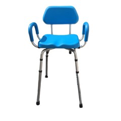 HIP CHAIR APEX(tm) Padded Bath Shower Chair w/ ADJUSTABLE Height & Seat Angle