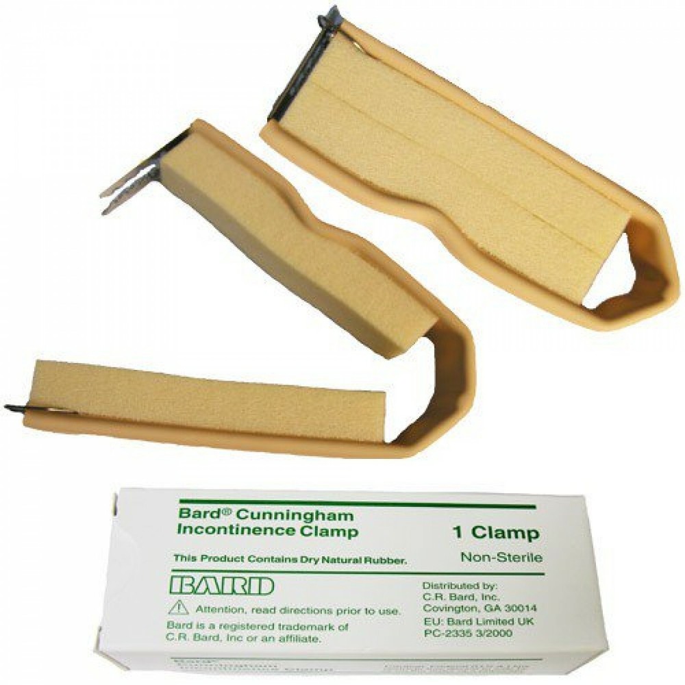 Cunningham Penile Incontinence Clamp, Regular 2“ Sponge Rubber EA/1