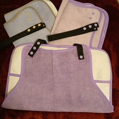Paw Legend 3 Pack Adult Bibs for Women Men Seniors Bibs for Adults for Elderly E