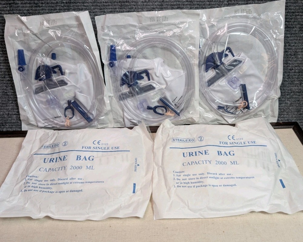 5 Urinary Drainage Bag Sterile EO 2000ml – Expires 07/2030 All Lot 250716