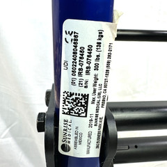 Quickie Iris Tilt In Space Full Motion Wheelchair Frame Blue W/ Indicator