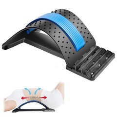 Back Stretcher for Lower Back Pain Relief, 4 Level Adjustable Lumbar Back Boa…