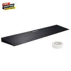 Cuttable Threshold Ramp Rubber Wheelchair Ramp Solid 1.2″ Rise 35.4″ Wide