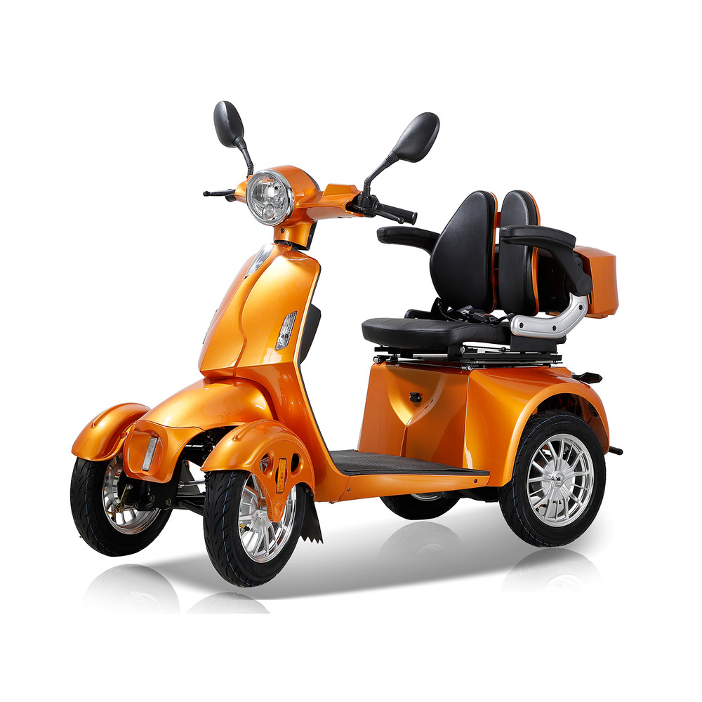 Heavy-Duty 4-Wheel 800W Seniors Mobility Scooter 500lb Capacity 31 Miles Range