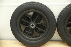 PAIR FLAT-FREE Drive Wheels Tires for Jazzy EVO 613 Power Chairs DGN2005417