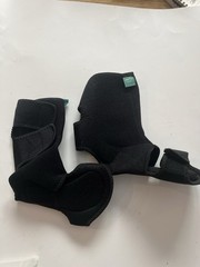Welnove Upgraded Drop Foot Brace AFO Ankle Support Right & Left Black 2 Pack