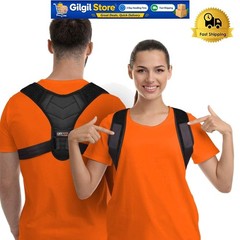 Upper Back Brace for Posture Improvement – Adjustable Design for Maximum Comfort