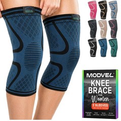 2 Pack Knee Brace for Women Knee Support for Walking, Knee Compression Sleev…