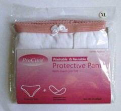 ProCure Incontinence Protective Panty w/ Mesh Pocket Washable & Reusable XL