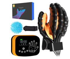 Upgraded Hand Function Rehabilitation Robot Gloves for Stroke (Left Hand Sz S)