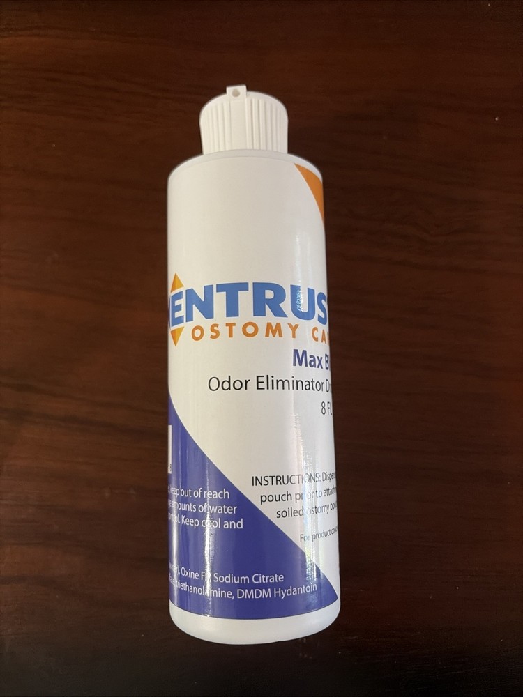Entrust Ostomy Care Odor Eliminator Drops 8oz Bottle – 6602