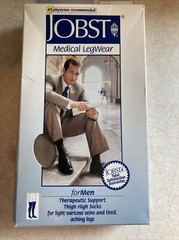 JOBST RELIEF COMPRESSION THIGH STOCKINGS 15-20 mmhg Supports