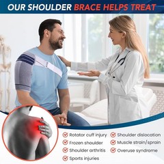 1pcs Shoulder Brace for Men Women Pain Relief Torn Rotator Cuff Injuries Support