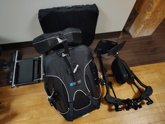 Ki Focus CR Tilt In Space Manual Wheelchair Elevating Leg Rests Adult Stroller