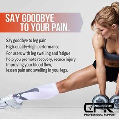 Compression Socks for Women Men Medical Running Athletic Circulation Recovery