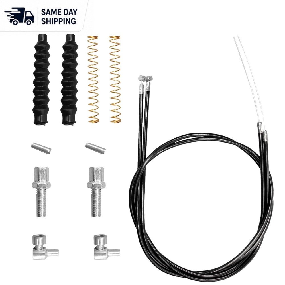 Complete 14-Piece Brake Cable Parts Set for Rollators – Quick Repair Solutions