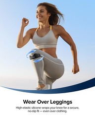 Knee Brace Support Strap 2 Pack for Men & Women, Patella Band for Sports & Pain