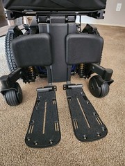 Quantum EDGE3 Power Tilt Wheelchair: Brand New, Cobalt Blue, Left Hand User