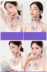 Neck brace prevents head tilting and forward neck posture, supports the cervical