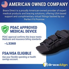 Kids Pediatric Post Op Shoe- Square Toe Fracture Shoe for Foot Injury