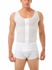 Mens Compression Post Surgical Vest Top Quality Made in the USA and Ships USA