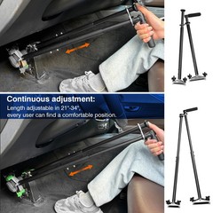 Handicap Driving Hand Controls Universal Portable for Disabled Drivers Black