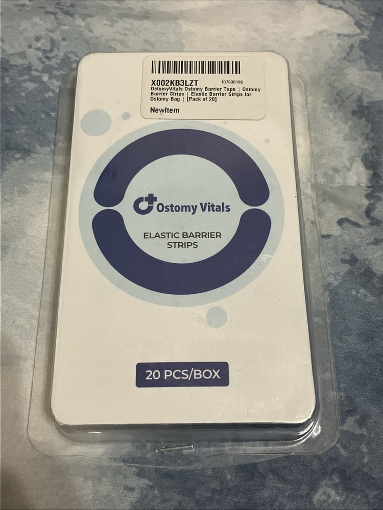 Ostomy Vitals Elastic Barrier Strip Supplies 1 Pack, 20 Count