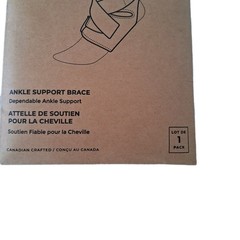 BODYPROX Ankle Support Brace Breathable Neoprene Sleeve Adjustable VBall Gymnast