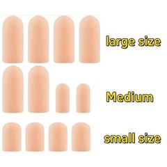 ZenToes Gel Toe Caps 6 Pack Protectors Corns Ingrown Toe Nails Callus Rubbing