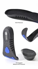 EVA Orthotic Insoles Arch Support Men Women Sport Shoe Inserts Shock Absorbing