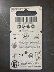 Power One Size 675P Implant Plus Cochlear Hearing Aid Batteries (6 Cells)
