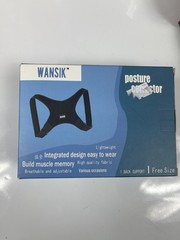 Wansik Posture Corrector, Adjustable 28in-48in for MEN or WOMEN